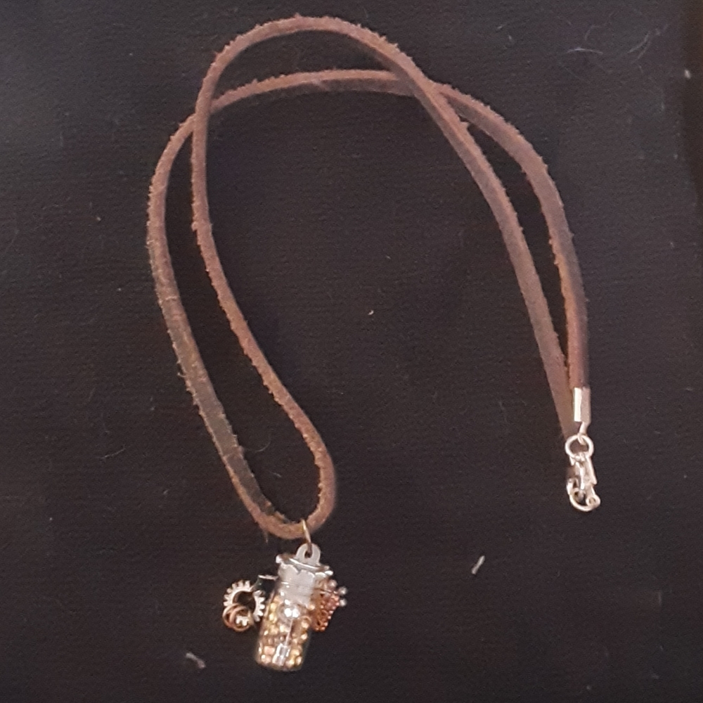 Small bottle necklace